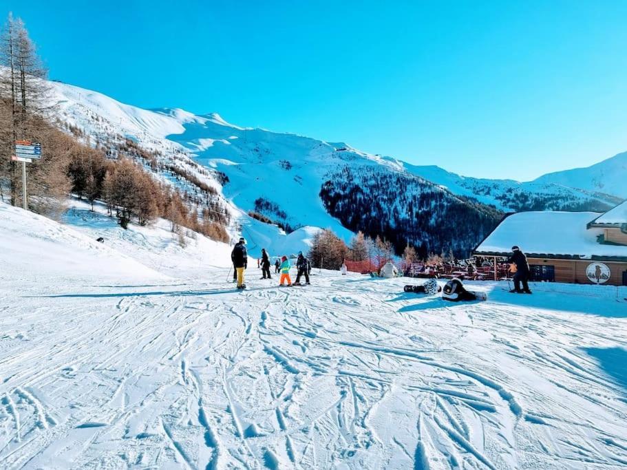 T2 + Coin Montagne - Wifi/Piscine - Les Orres 1800 Leilighet Eksteriør bilde