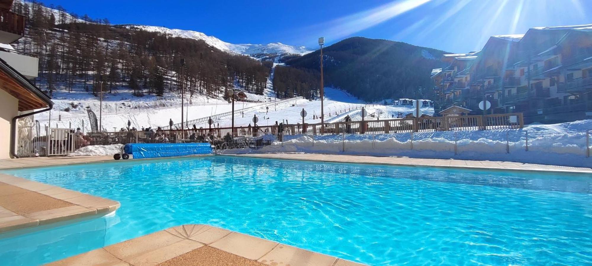 T2 + Coin Montagne - Wifi/Piscine - Les Orres 1800 Leilighet Eksteriør bilde